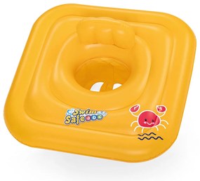 Μωρό float Bestway Κίτρινο Κάβουρας 76 x 76 cm 1-2 χρόνια (1 μονάδα)