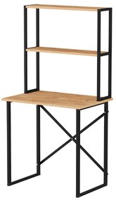 Γραφείο εργασίας Pope Megapap χρώμα pine oak 73x52x146εκ.