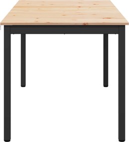 vidaXL Τραπεζαρία Φυσικό 180 x 90 x 75 cm Στερεά ξυλεία πεύκου