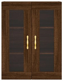 vidaXL Ντουλάπι Τοίχου Καφέ Δρυς 69,5 x 34 x 90 εκ.