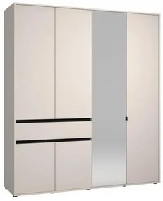 ΝΤΟΥΛΑΠΑ CORBETT 4K1F1O h211 CASHMERE/ΜΑΥΡΟ ΜΑΤ ΧΡΩΜΑ 183x55x211εκ 11014105