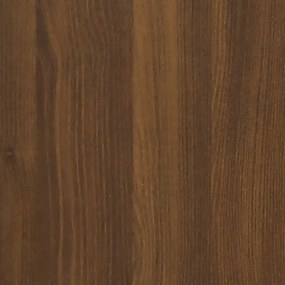vidaXL Έπιπλο για CD Καφέ Δρυς 100x23x89,5εκ. Επεξεργασμένο Ξύλο