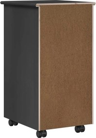 vidaXL Κινητό Ντουλάπι MOSS 34 x 39 x 65,5 cm Μασίφ Ξύλο Πεύκου Γκρι