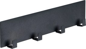 Μαγνητική Κρεμάστρα 4 Θέσεων (30x2x6.5) Wenko Ima Black 55013100