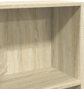 vidaXL Βιβλιοθήκη Sonoma Δρυς 80x30x114 εκ. από Επεξεργασμένο Ξύλο