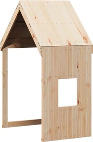 vidaXL Υπερυψ. Κρεβάτι 90x200 εκ. Μασίφ Πεύκο με Σκάλα / Οροφή