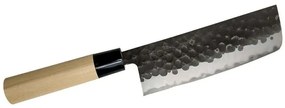 Μαχαίρι Nakiri Hammered F-1113 16,5cm Silver-Natural Tojiro Steel,Wood