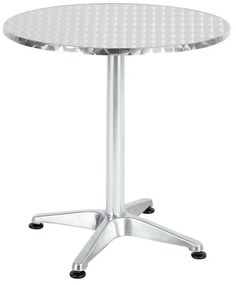 Table Lazo chrome aluminium D70x70cm 70x70x70 εκ.