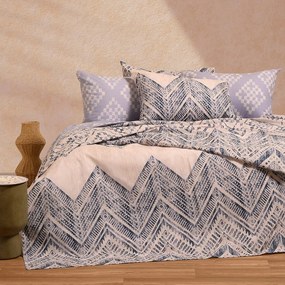 Σετ Σεντόνια Polycotton King 260x270εκ. Barrio Blue Casual Line Melinen 20003661