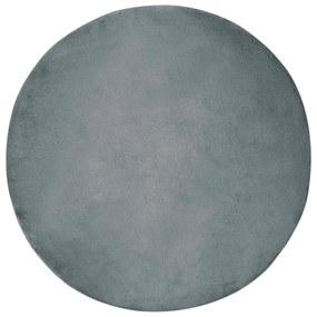 vidaXL Χαλιά Ψεύτικου Κουνελιού Olite Ανθρακί Ø 100 εκ. Πολυεστέρας