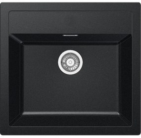 Franke Smart Sirius SID 610-49 Ένθετος Συνθετικός Νεροχύτης 53cm Carbon Black