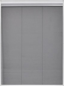 vidaXL Σήτα Παραθύρου Πλισέ με Σκίαστρο 60 x 80 εκ. Αλουμινίου