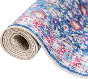 vidaXL Χαλί Πλενόμενο Αντιολισθητικό Πολύχρωμο 80 x 300 εκ.