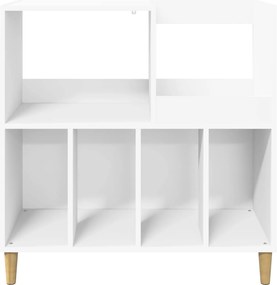 vidaXL Βάση πικάπ Λευκό 82 x 39,5 x 82,5 εκ Επεξεργασμένο Ξύλο