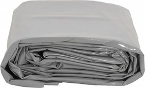 vidaXL Μουσαμάς Γκρι 650 γρ./μ.² 3x6 μ.