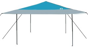 vidaXL Σκηνή Σκίασης Μπλε 400 x 400 x 227 / 236 / 245 εκ Ύφασμα Oxford