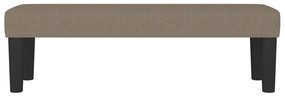 vidaXL Πάγκος Taupe 100x30x30 εκ. Υφασμάτινος