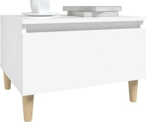 vidaXL Βοηθητικά Τραπέζια 2 τεμ. Λευκά 50x46x35 εκ. Επεξεργασμένο Ξύλο