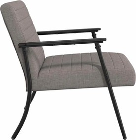vidaXL Πολυθρόνα Taupe 59 x 75 x 78 εκ ύφασμα