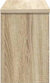 vidaXL Τοίχου Κρεμάστρα Δρύς Sonoma 50 x 20 x 30 εκ.