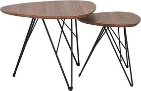 Τραπεζάκι σαλονιού Nextdeco ξύλινο Υ45x90x60εκ.