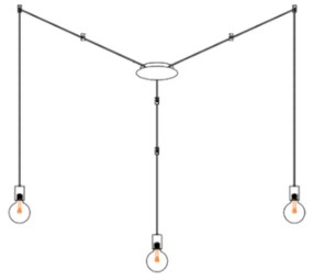 Φωτιστικό Οροφής Fan Europe Habitat-PL3 BCO 8031414869602 Λευκό