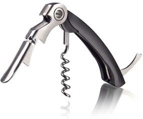 Ανοιχτήρι - Τιρμπουσόν Corkscrew 68514606 9,5x19x2,2cm Inox-Black Vacu Vin Ανοξείδωτο Ατσάλι