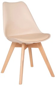 Καρέκλα Τραπεζαρίας (48x52.5x82) A-S Baya Beige 157166J