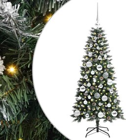 vidaXL Τεχνητό Χριστουγεννιάτικο Δέντρο με 150 LED Πράσινο 120 cm