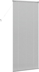 vidaXL Βενετσιάνικες Ρόδες Ασημί 175 x 75 εκ Αλουμίνιο