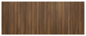 Κεφαλάρι Κρεβατιού Καφέ Δρυς 200x1,5x80 εκ. Επεξεργασμένο Ξύλο - Καφέ