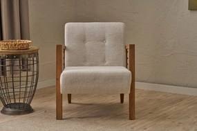 Wing Chair Kemer - Cream v2 Cream
