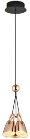 Φωτιστικό Οροφής 701CHD1619 Φ12x120cm Led 12W 3000K Rose Gold Opviq