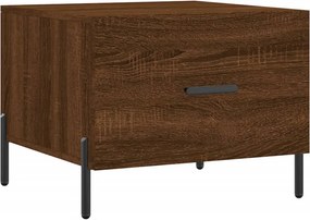 vidaXL Τραπεζάκια Σαλονιού 2 τεμ Brown Oak 50x50x40 εκ Επεξ. Ξύλο