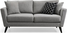 Διθέσιος Καναπές Γκρι MAYORKA 170x94x88