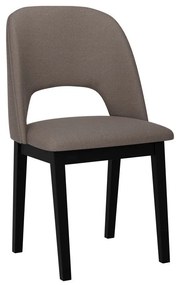 Καρέκλα Victorville 333, Ανοιχτό καφέ, Μαύρο, 82x45x45cm, 6 kg, Ταπισερί, Ξύλινα, Ξύλο: Οξιά | Epipla1.gr
