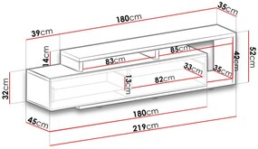 Έπιπλο τηλεόρασης Bron-Anthraki
