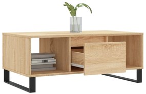 vidaXL Τραπεζάκι Σαλονιού Sonoma Δρυς 90x50x36,5 εκ. Επεξεργασμ. Ξύλο