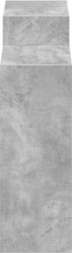 vidaXL Πλαϊνό γραφείο Σκυρόδεμα Γκρι 90 x 30 x 90 cm