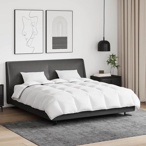 Χειμερινό Παπλωματοθήκη με μαξιλάρι 3 pcs Λευκό Φτέρος