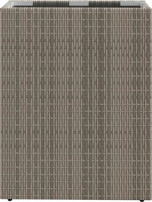 vidaXL Ψηλός γλάστρα 55 x 22 x 70 εκ Ναι