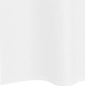 vidaXL Κουρτίνα βυσσινί 2 pcs Λευκό 245 x 140 εκ. Πολυεστέρας