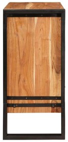 vidaXL Πλαϊνό γραφείο Καφέ 66 x 33 x 70 εκ. Μασίφ ξύλο ακακίας