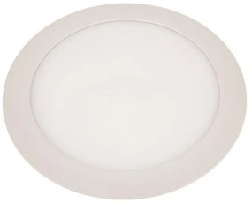 Χωνευτό Φωτιστικό Slim Φ22.5 20W 6500K Αλουμινίου Eurolamp-145-68010-Λευκό 145-68010