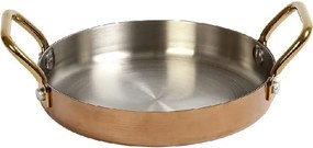 SHINY COPPER ΣΑΓΑΝΑΚΙ ΜΕ 2 ΛΑΒΕΣ 3-PLY SS18/10-SS18/0 370ML D: 14 H: 3CM