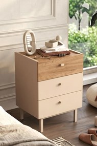 Κομοδίνο ’μμου / Δρυς FLOPRA 47.9x36.8x63.5