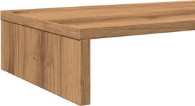 vidaXL Βάση Οθόνης Αρτισιανή Δρυς 100x27x10 εκ. από Επεξ. Ξύλο