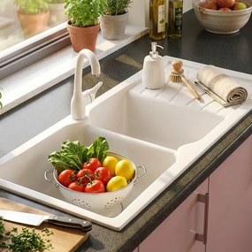 Sanitec Classic 323 (115×50) - Γρανιτένιος νεροχύτης - Granite Celtic Stone