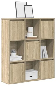vidaXL Βιβλιοθήκη Sonoma Δρυς 89x24x101,5 εκ. από Επεξεργασμένο Ξύλο