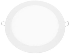 Φωτιστικό Πάνελ Χωνευτό LED 18W Λευκό Φ22cm Penu PENU1865RW Aca PENU1865RW Λευκό
